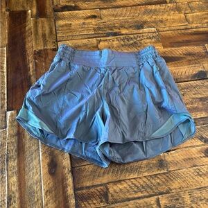 lululemon athletica Iridescent Blue Athletic Shorts